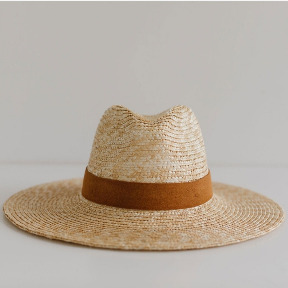 Gigi pip straw fedora hat